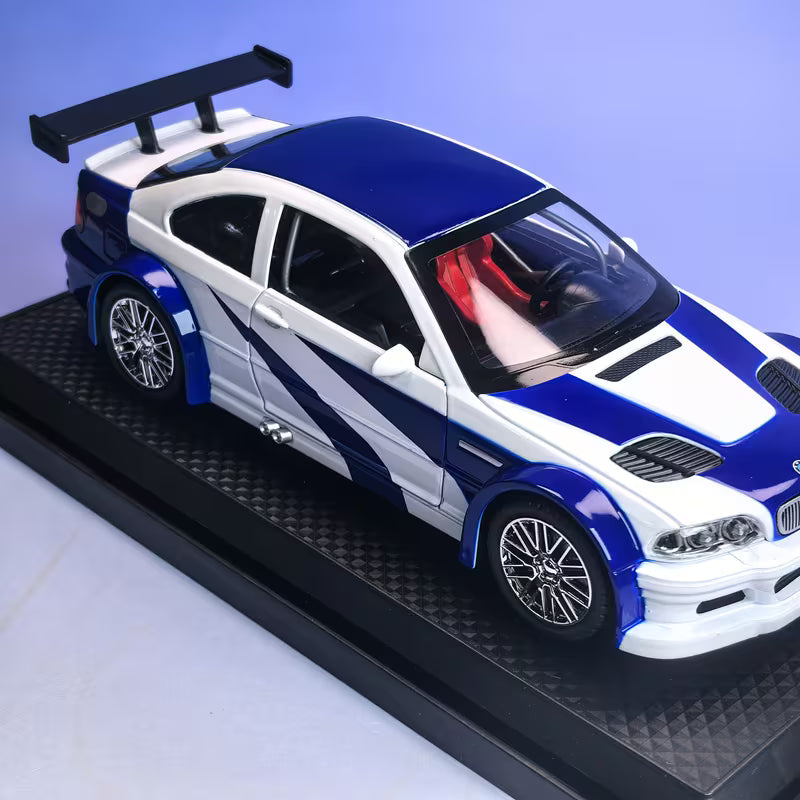 1:24 Scale Alloy Car Model with Base, Premium Collectible Ornament, Home Decor, Model Making And Hobby Cultivation, Favorite Gift for Car Enthusiasts, Christmas