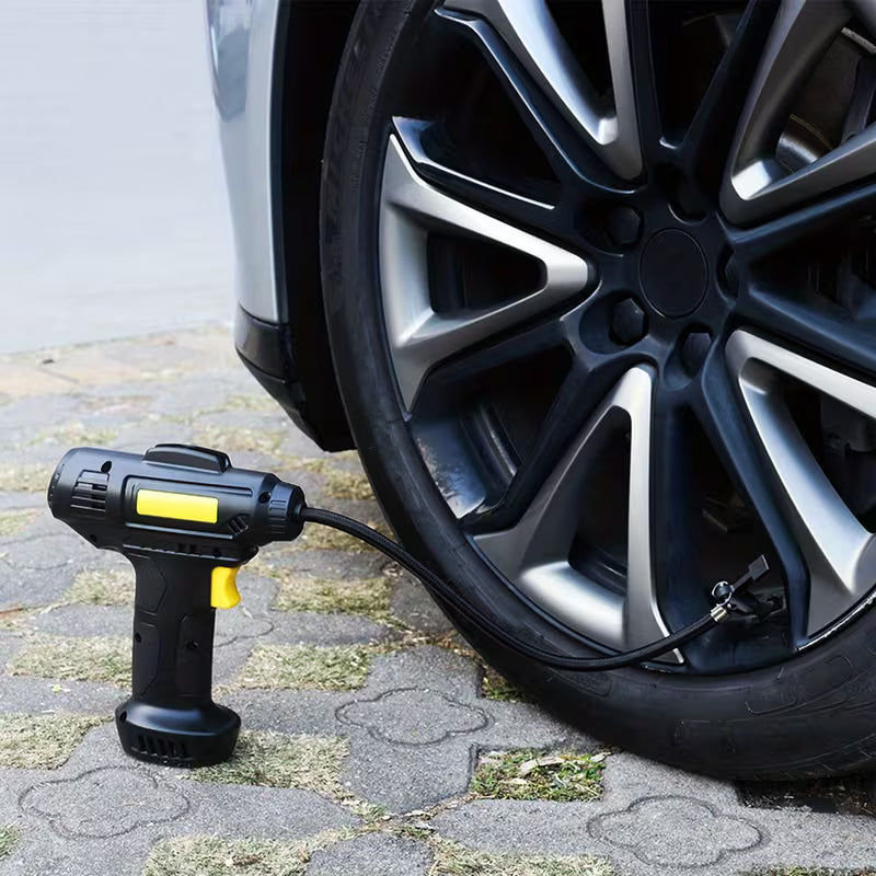 1pc Portable Air Compressor & Inflator, Cordless Tire Inflator, 150PSI