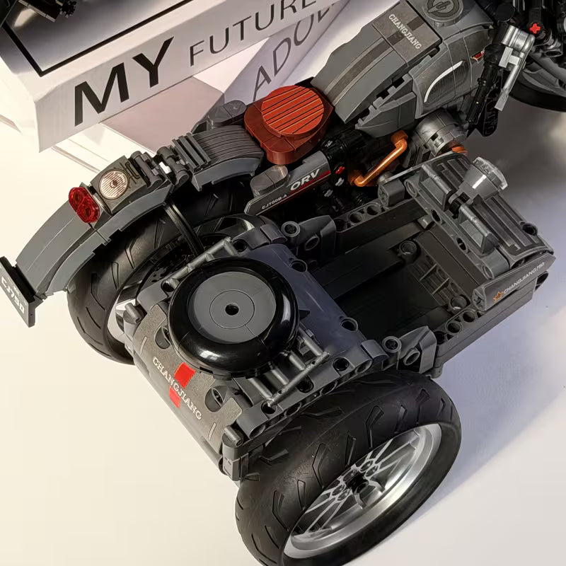 Motorcycle Building Blocks Set, STEM Education Learning Toys, Creative DIY Blocks, Collectible Models, Surprise Gift for Children