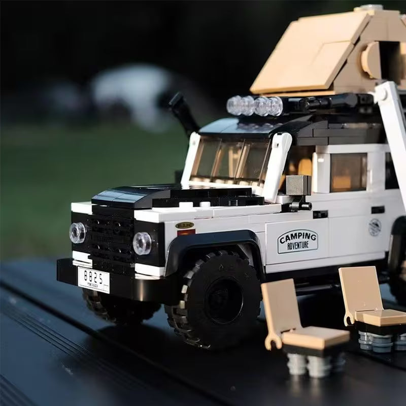 676PCS Camping Off-Road Car Building Blocks collection of home decorations Halloween Thanksgiving Christmas gifts