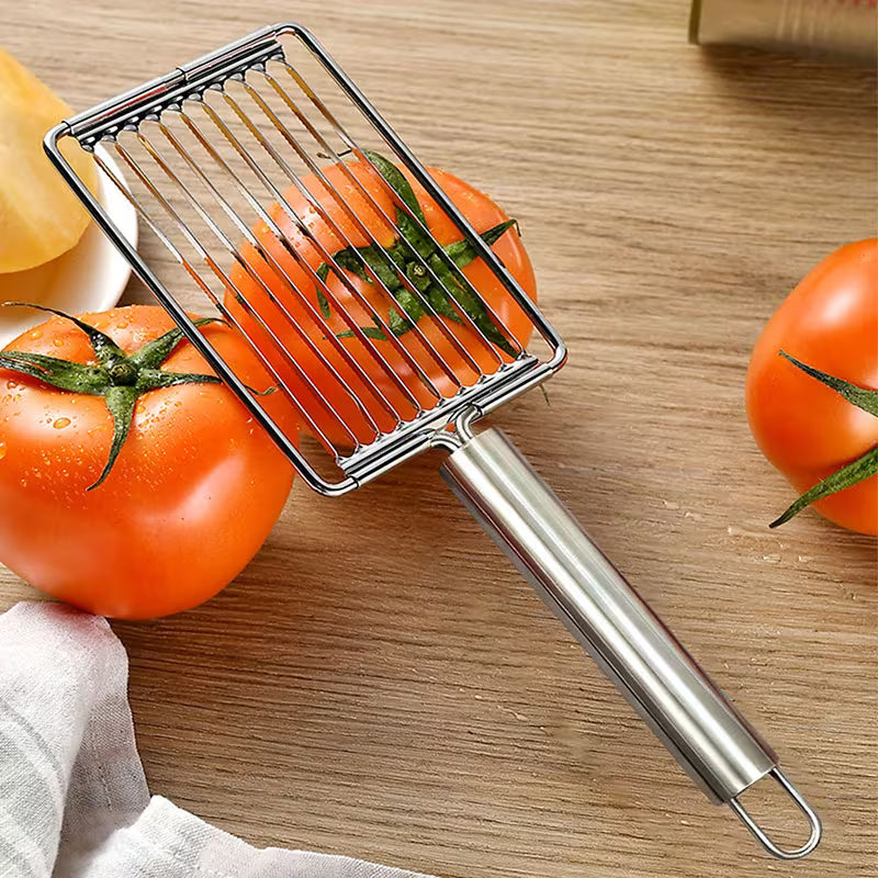 Stainless Steel Vegetable & Fruit Slicer, Tomato Slicer, Luncheon Meat Slicer, Egg Slicer, Multifunctional Vegetable Slicer