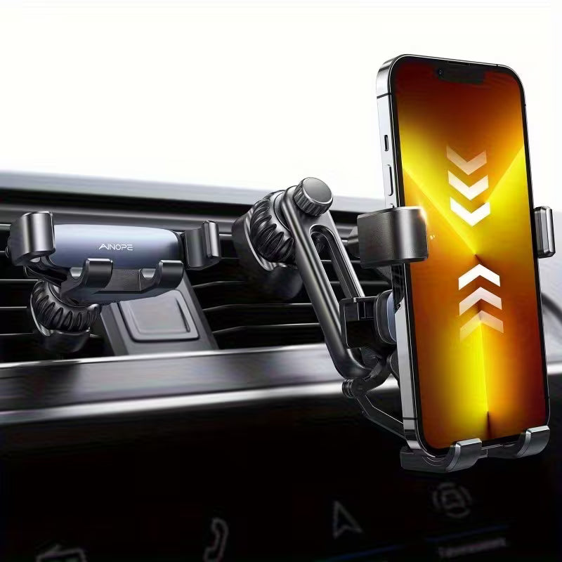 This Is a 3-In-1 Car Phone Holder That Can Be Mounted on The CD Slot Or Air Vent, Featuring an Extendable Arm And 360° Rotation. It Is The Upgraded Version from 2025 And Works with Both Iphone And Android Devices Ranging from 4 to 7 Inches
