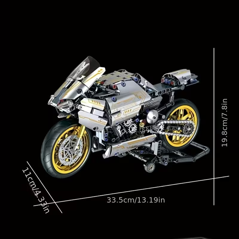 STEM Motorcycle Building Blocks Toy