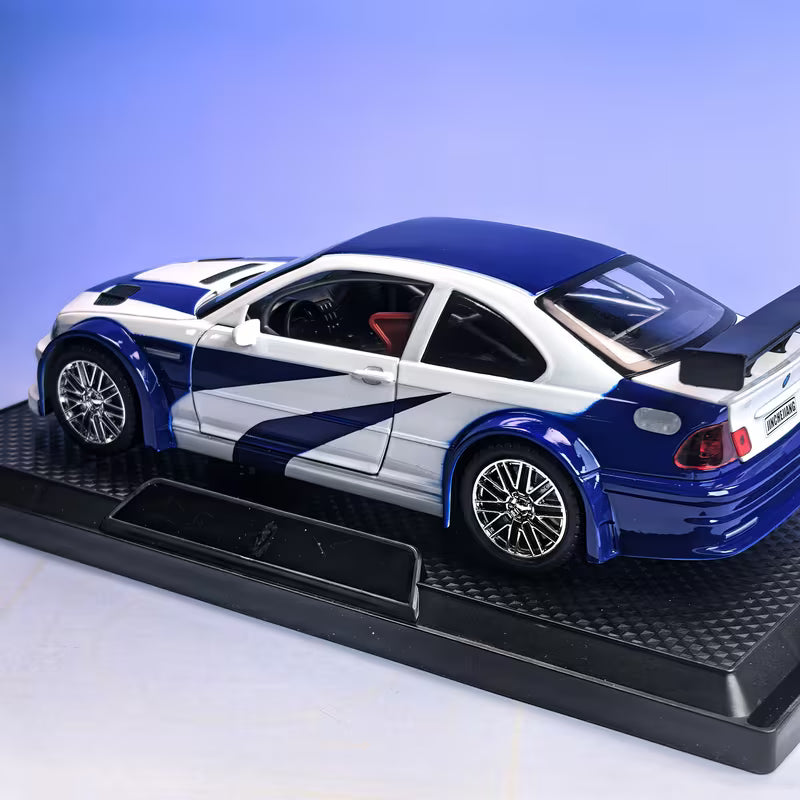 1:24 Scale Alloy Car Model with Base, Premium Collectible Ornament, Home Decor, Model Making And Hobby Cultivation, Favorite Gift for Car Enthusiasts, Christmas