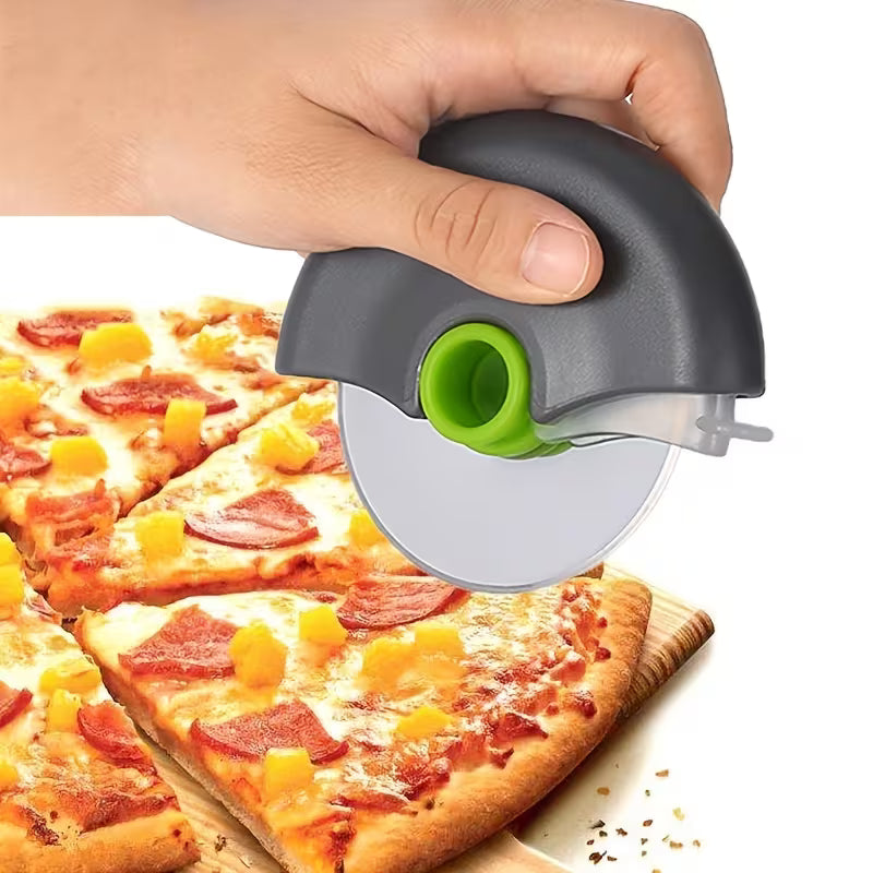 Stainless Steel Round Wheel Cutter, Perfect for Cake, Bread & Pie Baking, Roulette Roller Kitchen Tool
