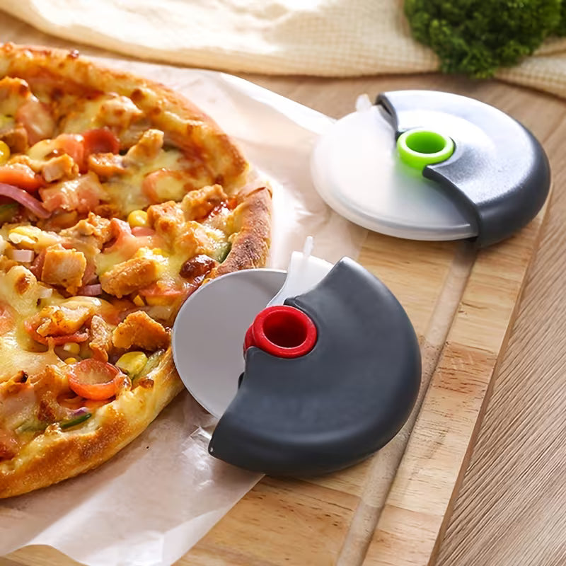 Stainless Steel Round Wheel Cutter, Perfect for Cake, Bread & Pie Baking, Roulette Roller Kitchen Tool
