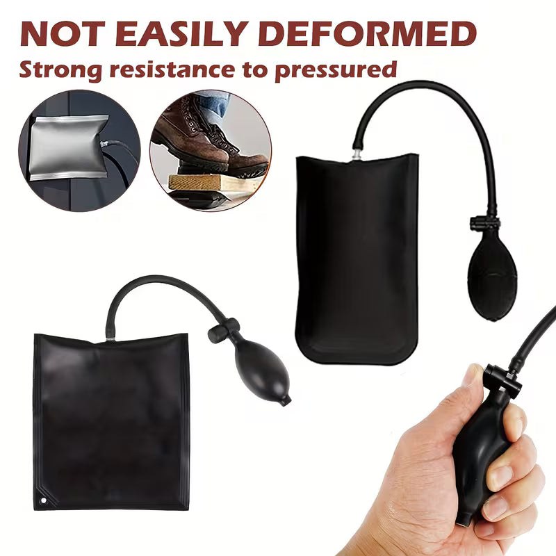 14pcs Heavy-Duty Car Door Repair Kit - Rapid Emergency Entry with Extra-Thick Air Cushion Wedge, Secure Unlock Tool,