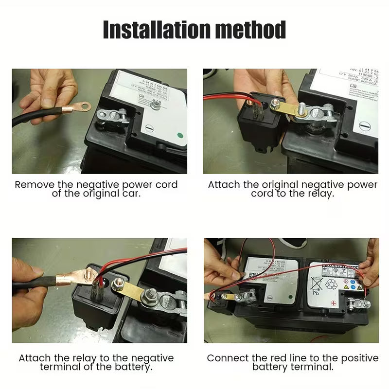 200Amp Remote Control Battery Disconnect Switch, 12V Car Battery Management, Wireless Operation