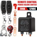 200Amp Remote Control Battery Disconnect Switch, 12V Car Battery Management, Wireless Operation
