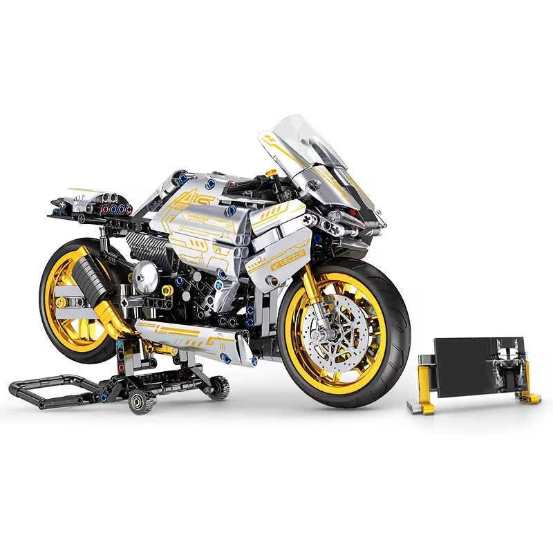 1669pcs Futuristic Car & Motorcycle Building Set Suitable as a Holiday Gift for Birthdays/Christmas/Halloween/Thanksgiving/New Year • Birthday Gift
