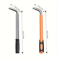 A Set of Telescopic Tire Wrenches, Hexagonal Head, Chrome Vanadium Steel, Compatible with Various Models, 4-In-1 Socket Size 17/19/21/23 Mm,