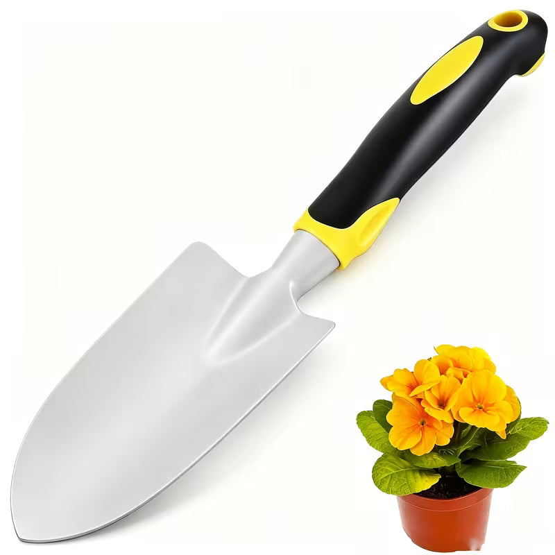 Gardening Shovel with Soft Non-Slip Ergonomic Handle, Planting & Transplanting Tool