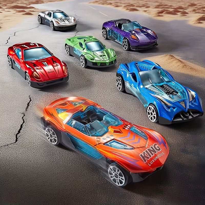 12 Alloy Racing Car Models Mini Alloy Toy Cars, Perfect for Birthday Or Halloween Gifts (Random