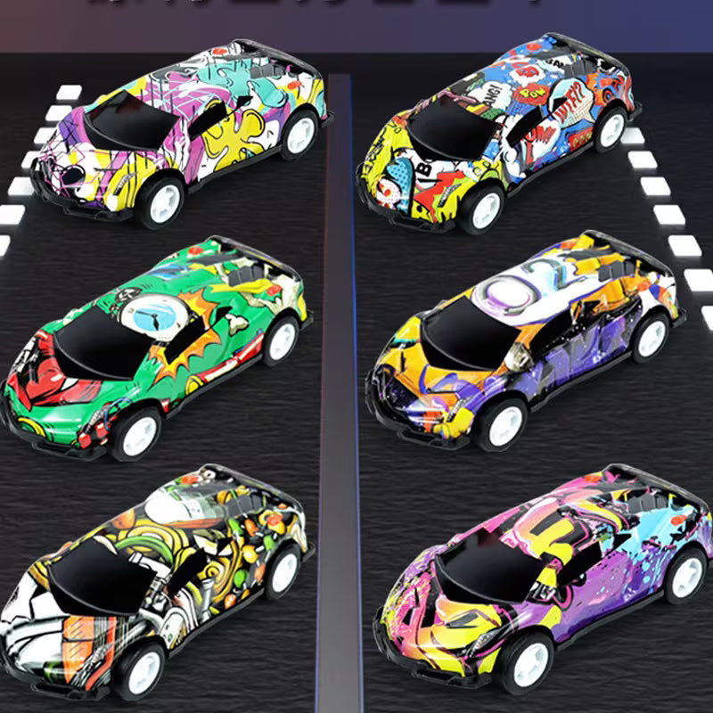 15Pcs Camo Pull-Back Alloy Racing Cars, Random Colors, Party Favor Toys