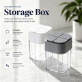 Portable Seasoning Jar - Durable Plastic With Lid, Ideal For Camping, Outdoor Adventures, Picnics & BBQs