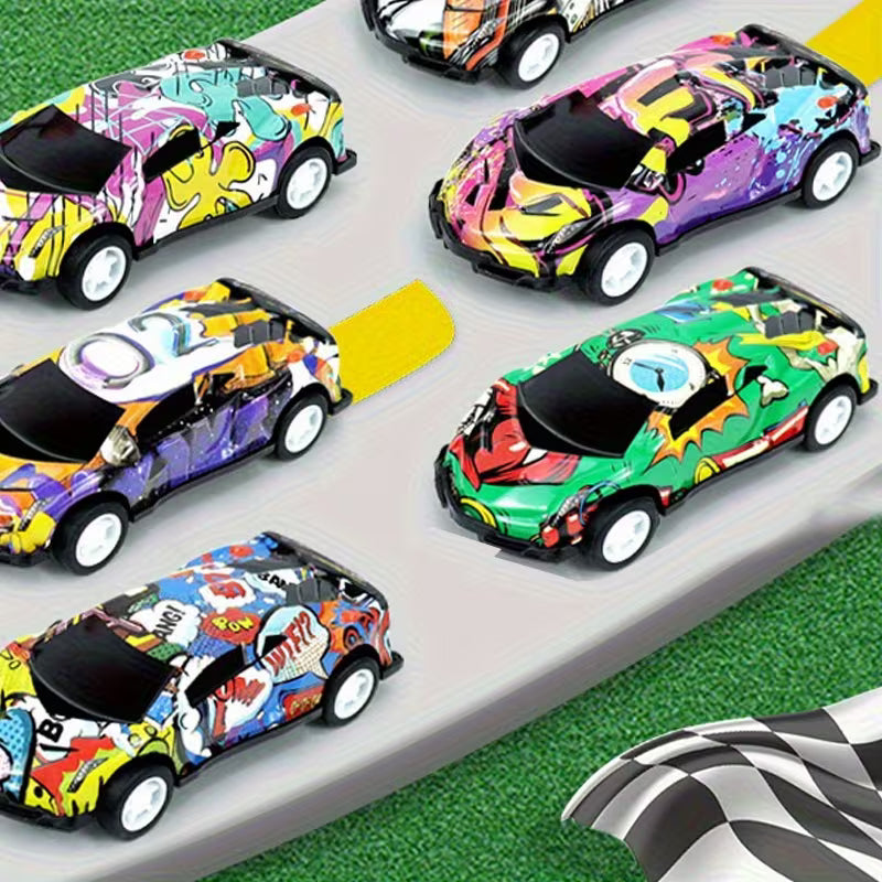 15Pcs Camo Pull-Back Alloy Racing Cars, Random Colors, Party Favor Toys