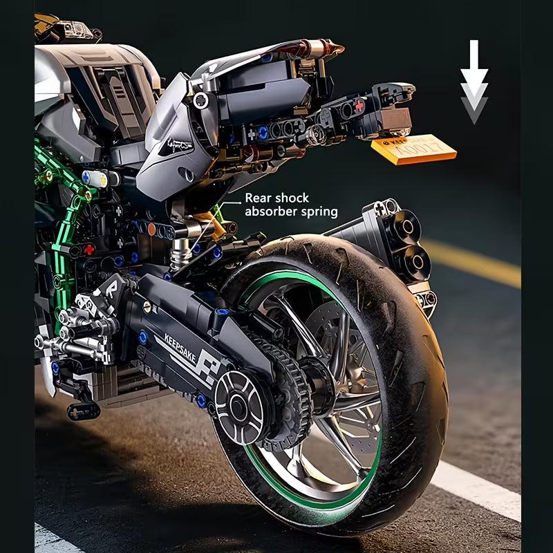 2248PCS Motorcycle Building Blocks Model
