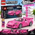 LEGO Speed Champions Fast & Furious Honda S2000 Building Toy Set, Pack of 2, 300 Pieces Each, Ages 9+