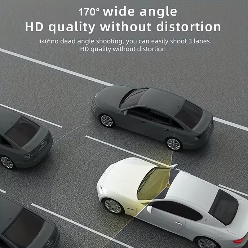 [1080P] CCAKRZY Center Console Tabletop Installation-Free Car Recorder 2-Inch Screen HD Night Vision 1080P CAR DVR