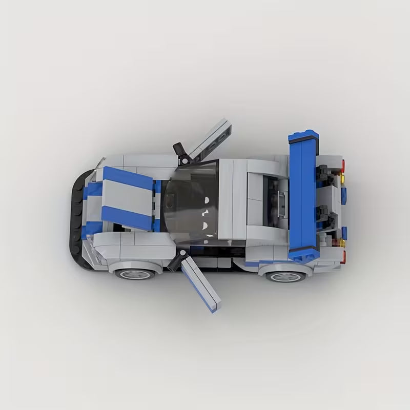 332pcs Classic Car Building Blocks | Retro Small Bricks MOC City Model Toys, Creative Car Model Toolkit, Christmas Gifts, ABS Building Set, Colors: and Grey