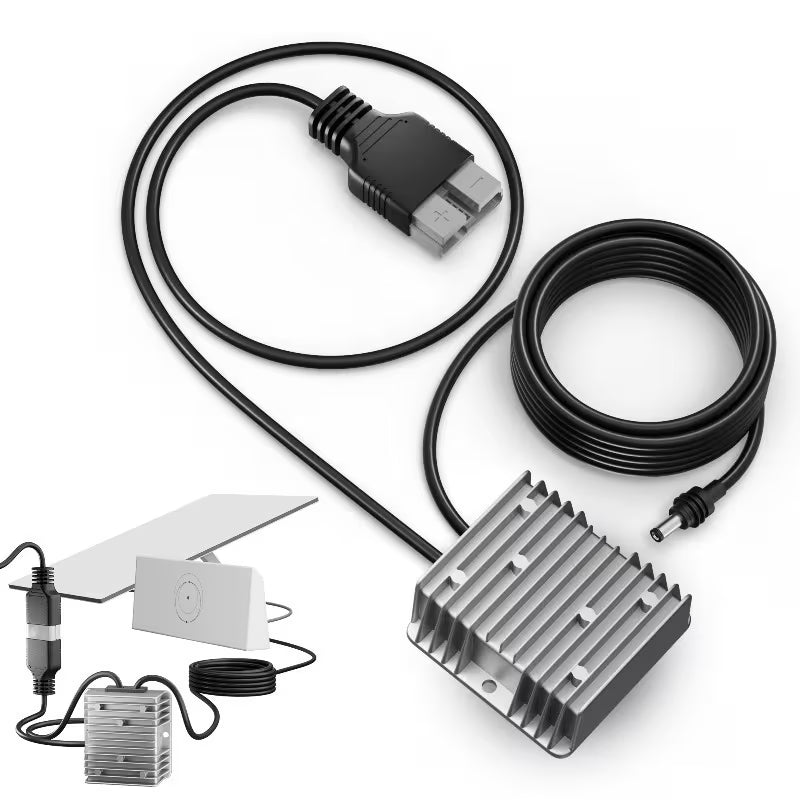 Starlink Gen 3 Router Power Adapter 12V/24V to 57V Converter with Anderson Plug & 23ft Cable
