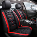 5-Seat Car Seat Cover Complete Set, Fits 95% 5-Seaters, Premium PU Leather, Breathable, All-Season Seat Protection