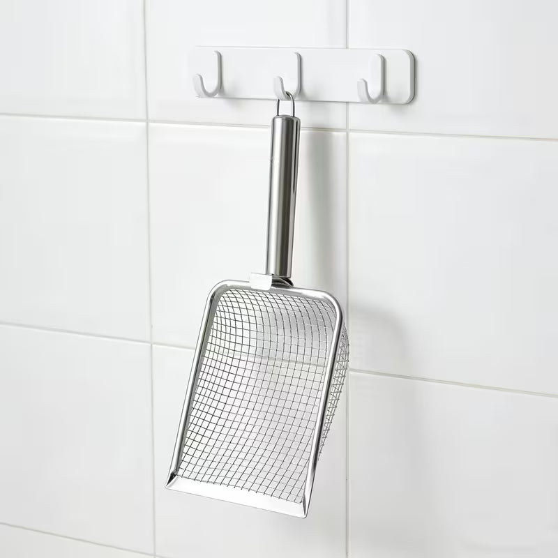 Multifunctional Stainless Steel Shovel, Pet Waste Shovel with Cleaning Bucket, Portable Garden Sieve