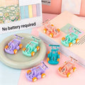 15PCS Colorful Pull Back Go-Kart Cars for Kids, Battery-Free Toy Cars