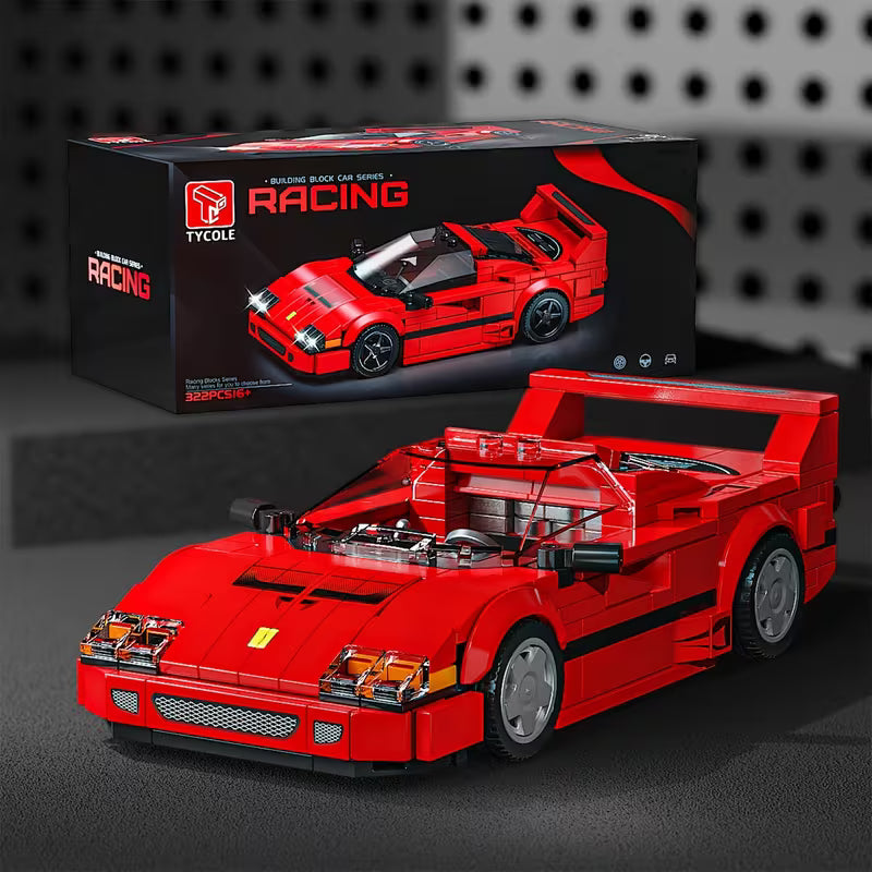 322PCS 6+ Car Model Building Blocks with Display Box