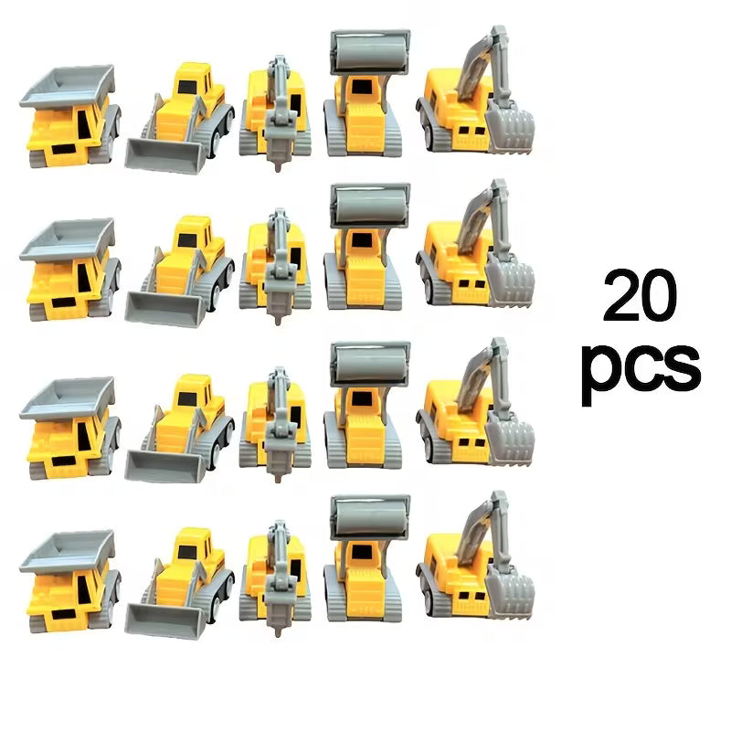 [Kids' Toy Cars] 20pcs Kids' Toy Cars, Random Styles Shipped Multi-Item Party Favor Pack
