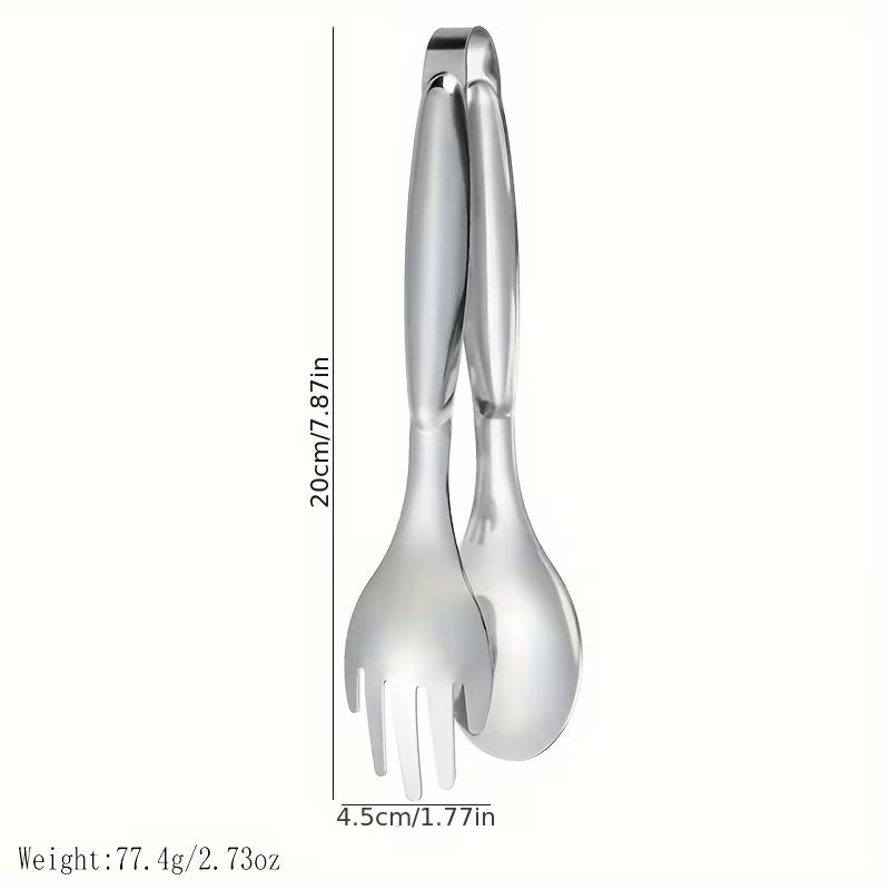 Elegant Gold-Plated Stainless Steel Serving Tongs - Perfect for Salads, Bread, & Buffets - Durable Kitchen Accessories
