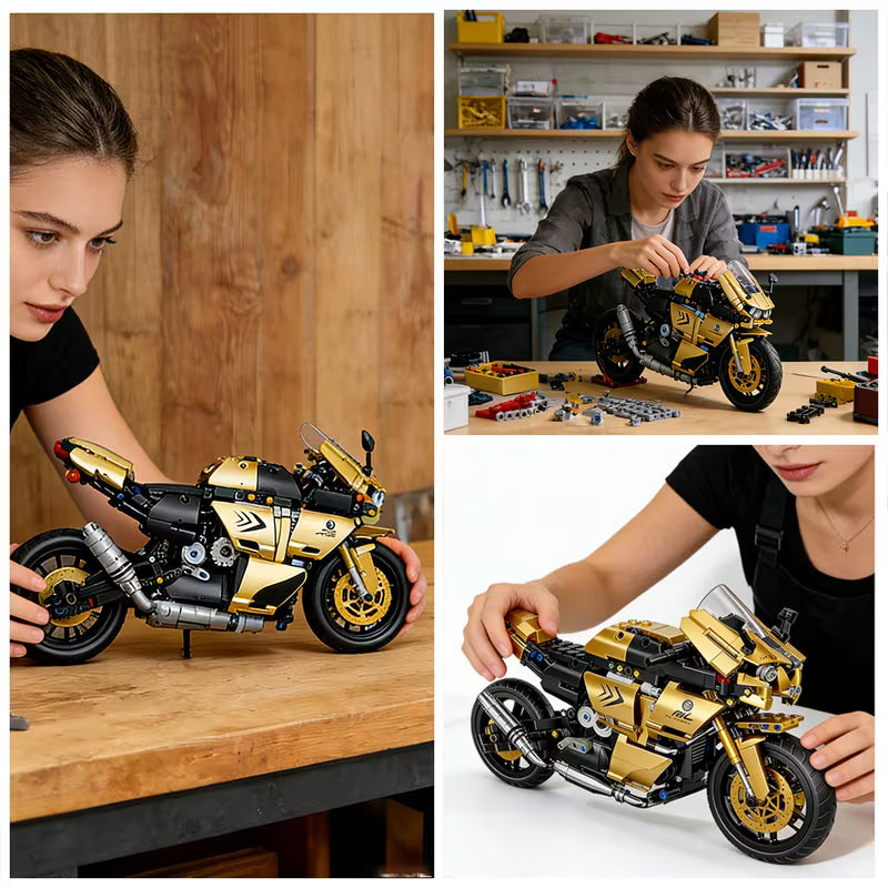 1:10 Large Scale Car Building Blocks Christmas, Thanksgiving, New Year's Day Gifts