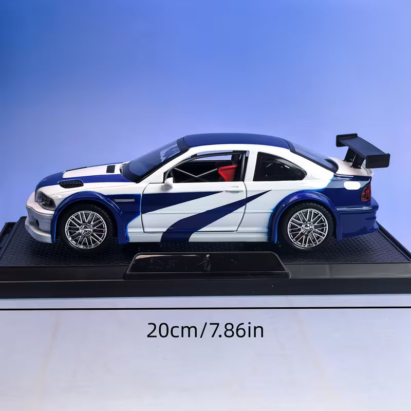 1:24 Scale Alloy Car Model with Base, Premium Collectible Ornament, Home Decor, Model Making And Hobby Cultivation, Favorite Gift for Car Enthusiasts, Christmas