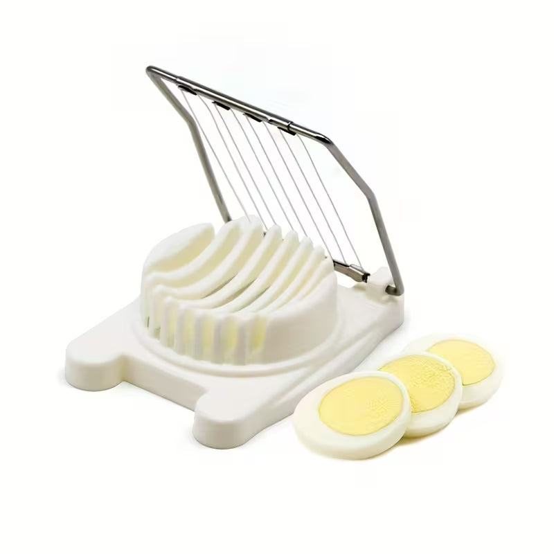 1 Egg Slicer, Stainless Steel Wire Cutter, Easy to Slice Eggs, Fruits & Vegetables