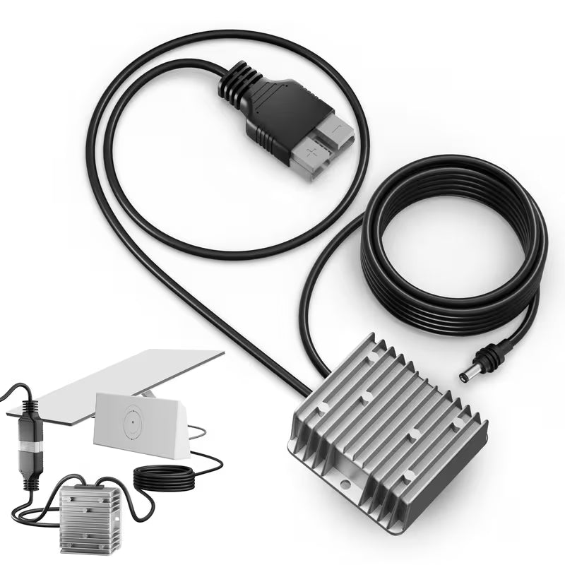Starlink Gen 3 Router Power Adapter 12V/24V to 57V Converter with Anderson Plug & 23ft Cable