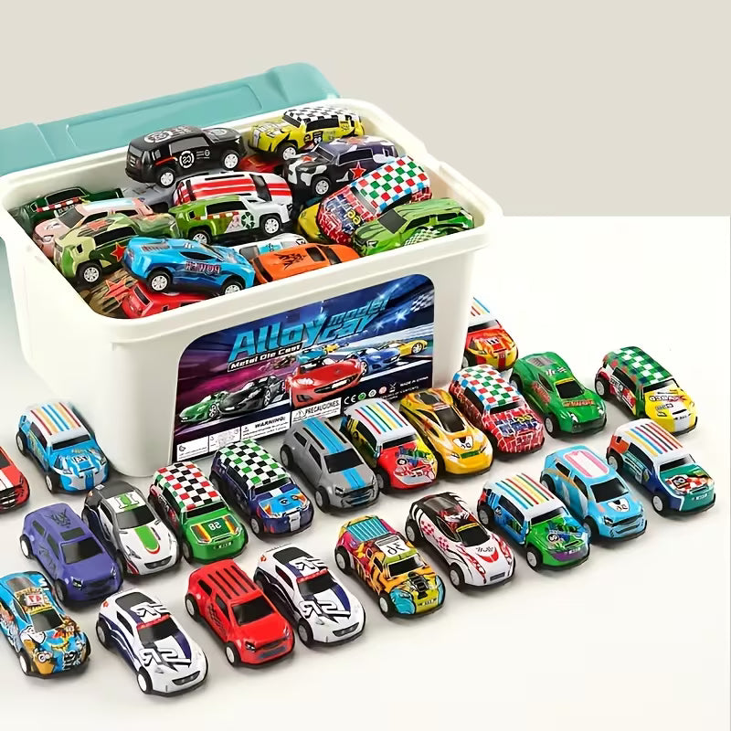 Mini Racing Car Set, Pull-Back Toy Cars, 12/20/48pcs