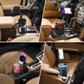 2-Pack Car Seat Back Organizer with Tablet Pocket, Kick-Proof Car Seat Back Storage Bag, PU Material Vehicle Storage Organizer
