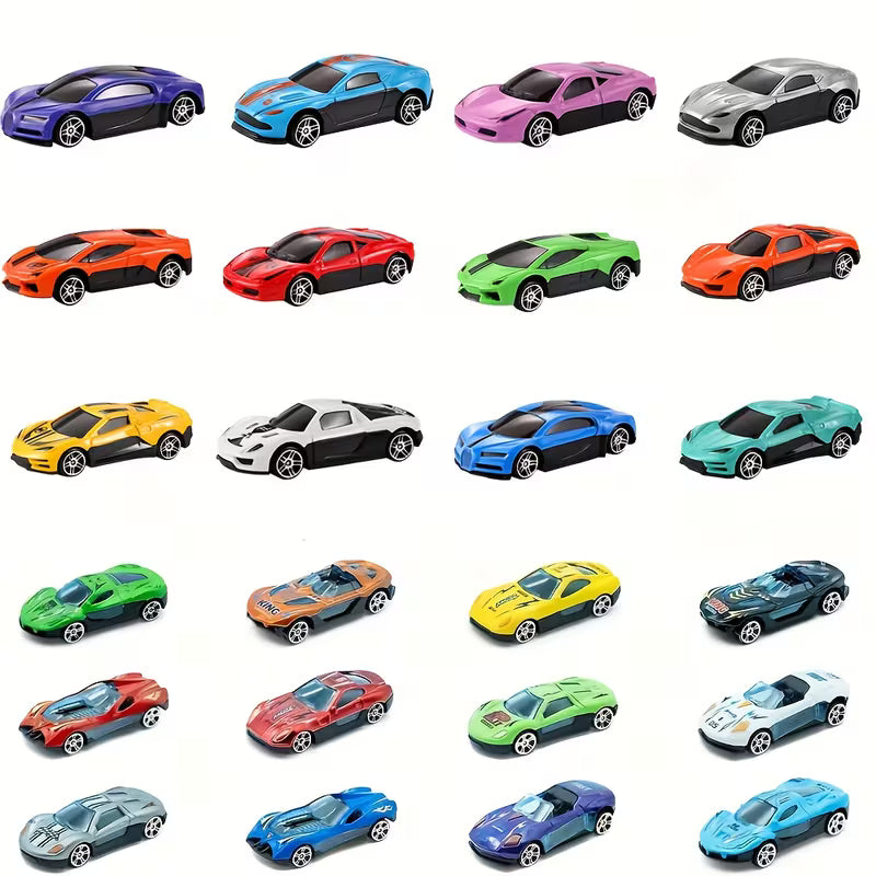 12 Alloy Racing Car Models Mini Alloy Toy Cars, Perfect for Birthday Or Halloween Gifts (Random