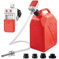 Automatic Fuel Transfer Pump, Battery PoweredAutomatic for gas Can Pump, 3.2 GPM 51In Hose & Tank Adapters With Auto Stop And Overfill Protection