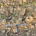 1pc Manual Agricultural Pull Plow, Adjustable Trenching Triangular Double-Hook Pointed Hoe, Vegetable Planting & Fertilizing Tool