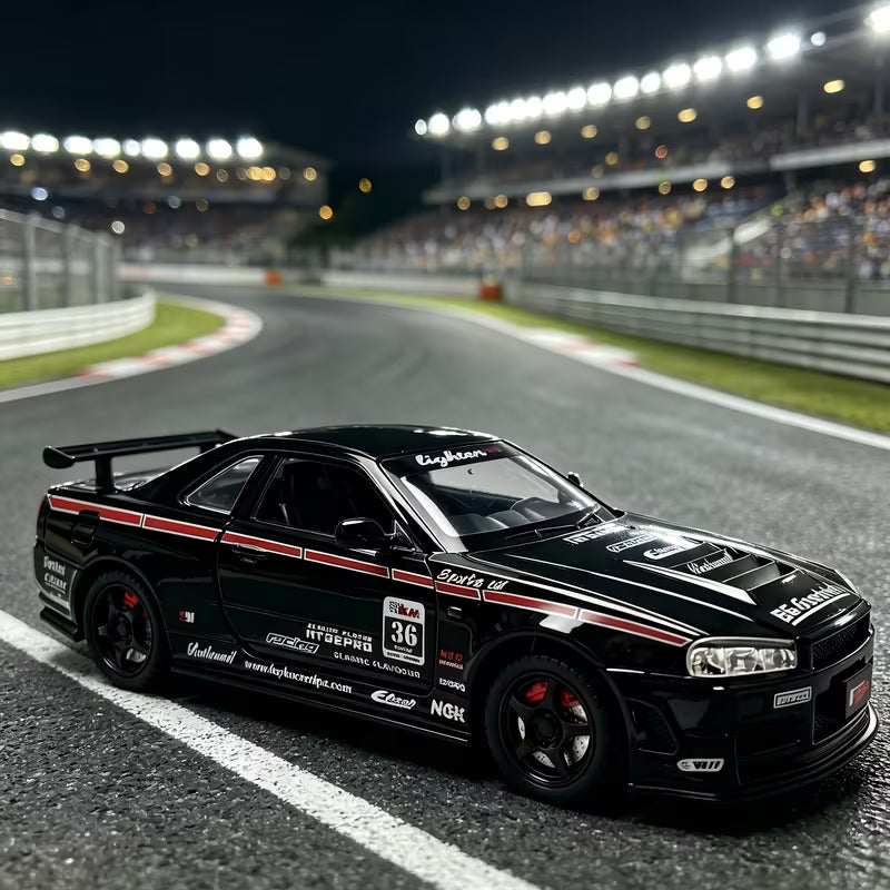 1:24 GRR Black Luxury Car Model an Excellent Gift for Car Enthusiasts and Collectors for Birthdays