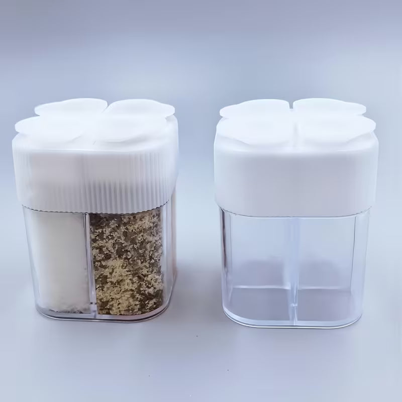 Portable Seasoning Jar - Durable Plastic With Lid, Ideal For Camping, Outdoor Adventures, Picnics & BBQs