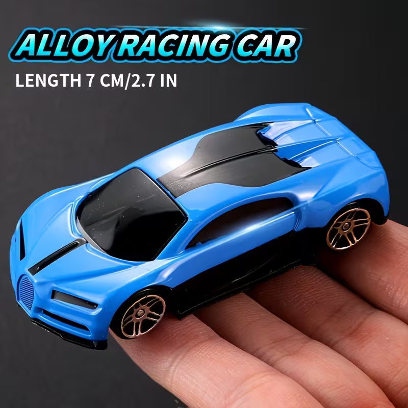 12 Alloy Racing Car Models Mini Alloy Toy Cars, Perfect for Birthday Or Halloween Gifts (Random