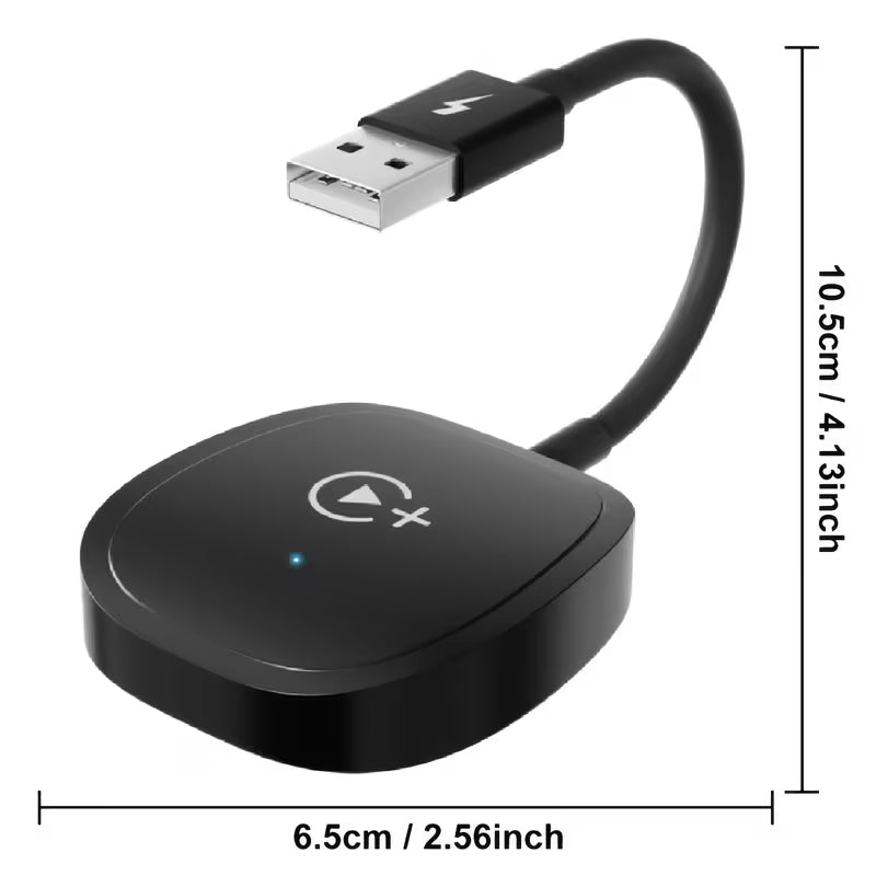 Wireless CarPlay Adapter, 2026 Upgraded Wireless CarPlay Video Adapter, Music, Video & Navigation
