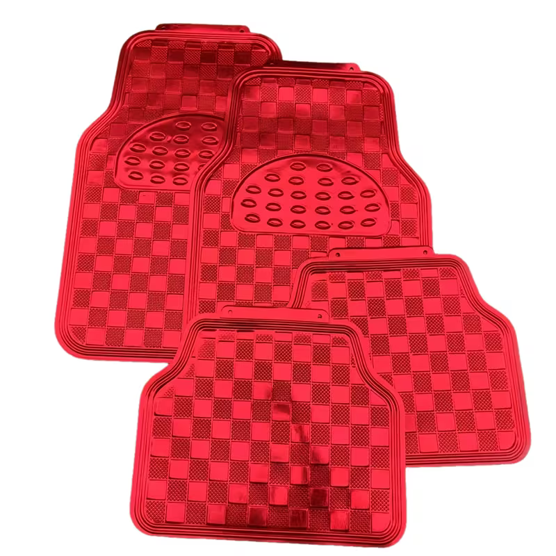 [Four-Piece Foot Mats] Square Aluminum Foil Foot Mats, Four-Piece Set, Suitable For All Seasons, Universal For All Weather