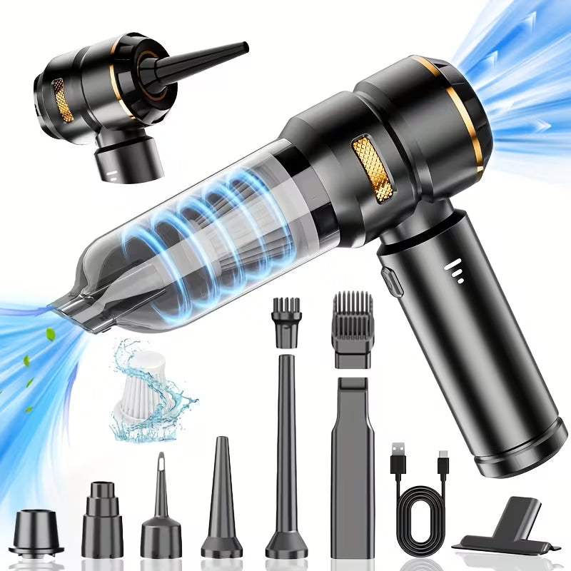 Portable Handheld Vacuum Cleaner, 200W 16KPa USB Rechargeable