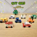 8pcs City Vehicle Building Blocks Set