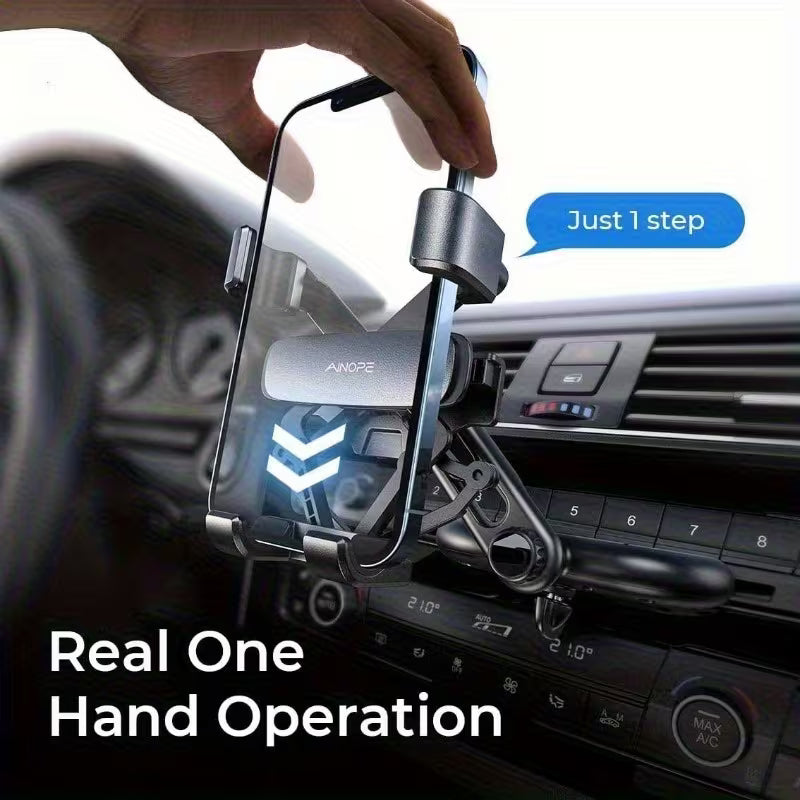 This Is a 3-In-1 Car Phone Holder That Can Be Mounted on The CD Slot Or Air Vent, Featuring an Extendable Arm And 360° Rotation. It Is The Upgraded Version from 2025 And Works with Both Iphone And Android Devices Ranging from 4 to 7 Inches
