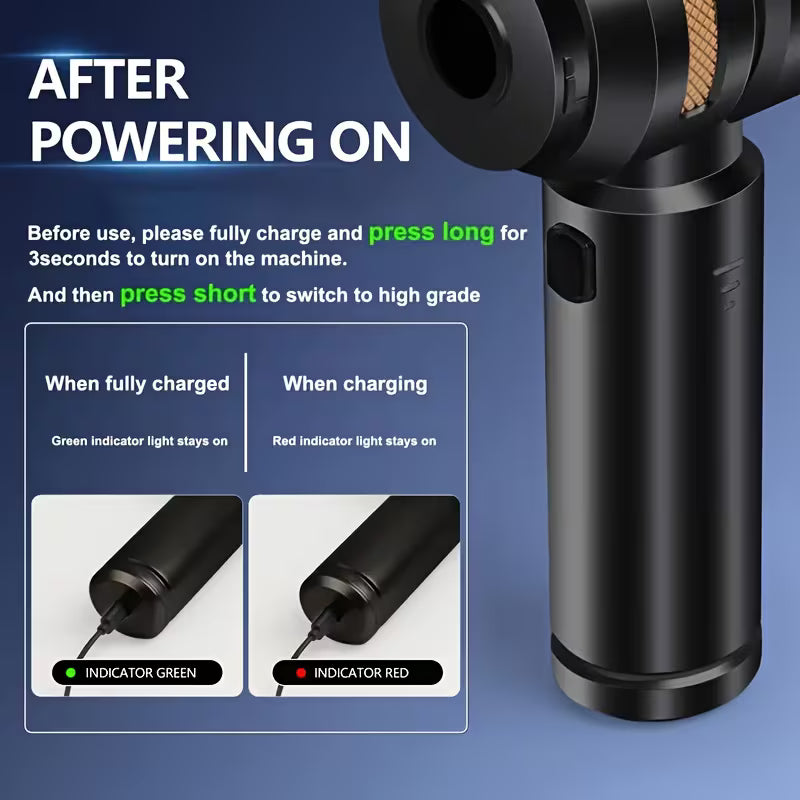 | 200W, 16Kpa, USB Charging, 0.3L Dust Cup, 18650 Battery, One-Click, Durable for Car/Home/Office