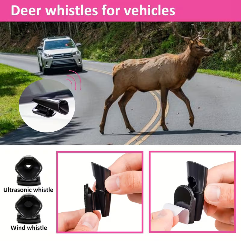 Pink Car Roadside Emergency Kit Assistance Emergency Kit with Jumper Cables Auto Tool Set Deer Whistles Winter Car Safety Roadside Assist Kit,